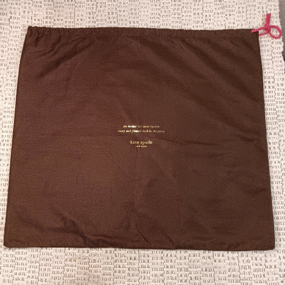 Kate Spade drawstring purse dust bag